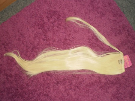 Kanekalónový cop blond farby - 13€